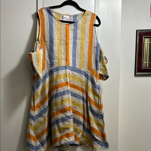 Meg shop Striped Sleeveless Dress NWOT